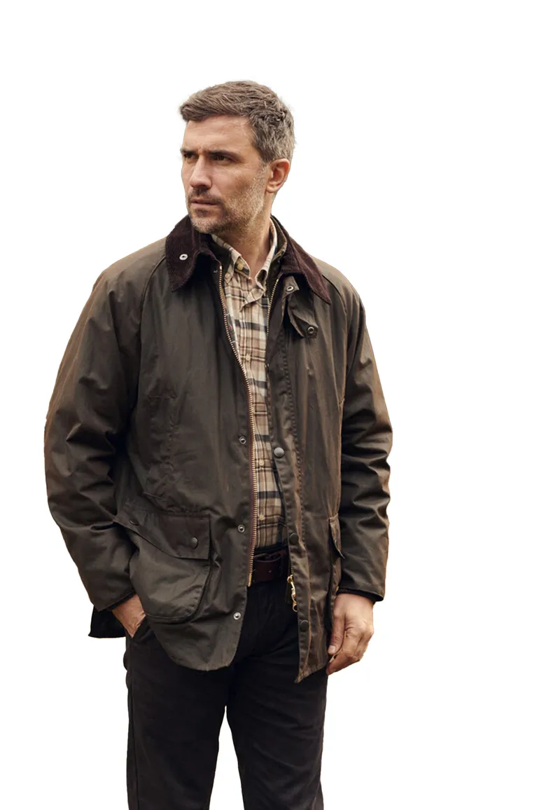 Barbour Beaufort tussenjas groen