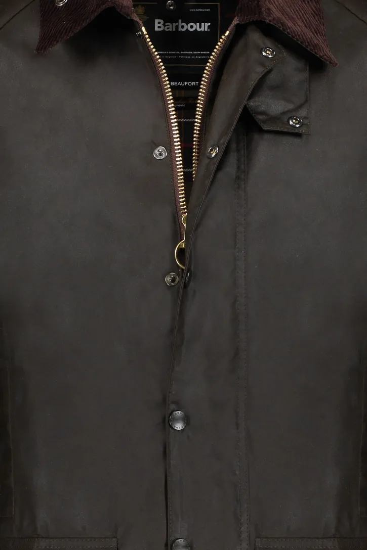 Barbour Classic Beaufort waxjas olijfgroen