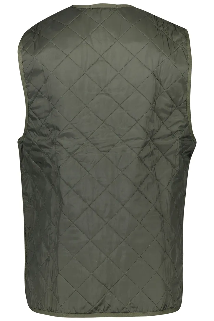 Barbour quilt bodywarmer Olive inritsbaar groen