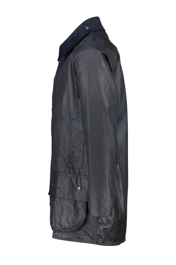 Barbour Beaufort waxjas donkerblauw
