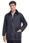 Barbour Beaufort waxjas donkerblauw
