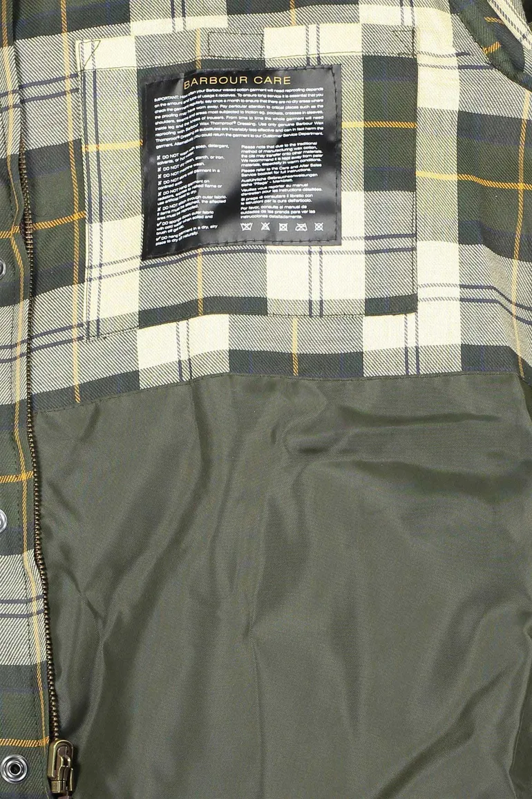 Barbour waxjas Bedale donkergroen