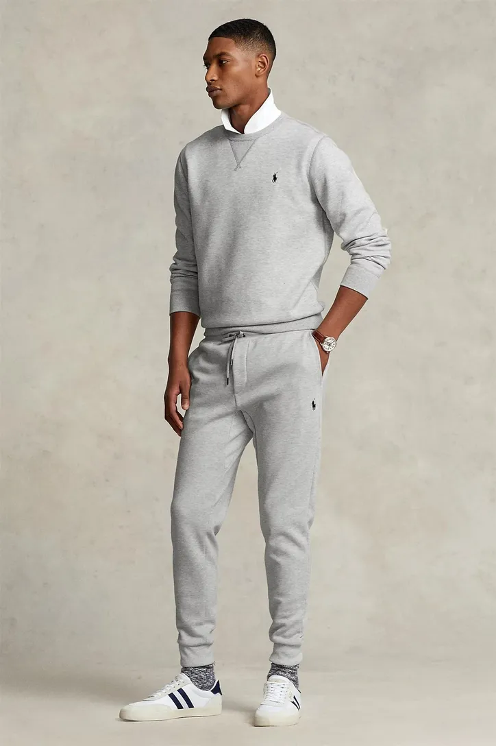 joggingbroek Ralph Lauren grijs katoen