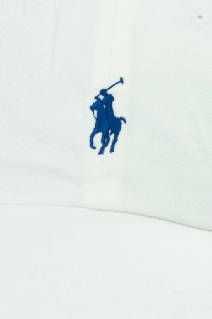 Ralph Lauren cap signaalwit blue polo detail