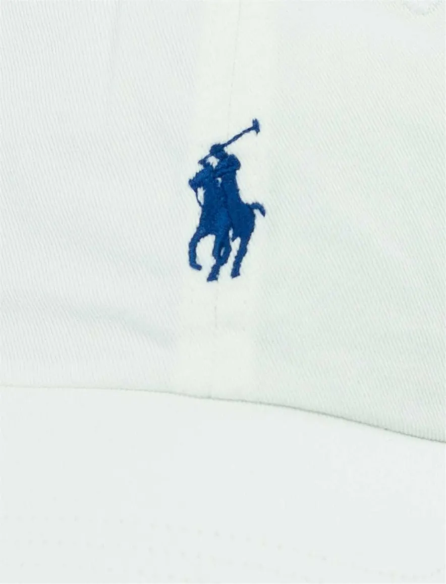 Ralph Lauren cap signaalwit blue polo detail