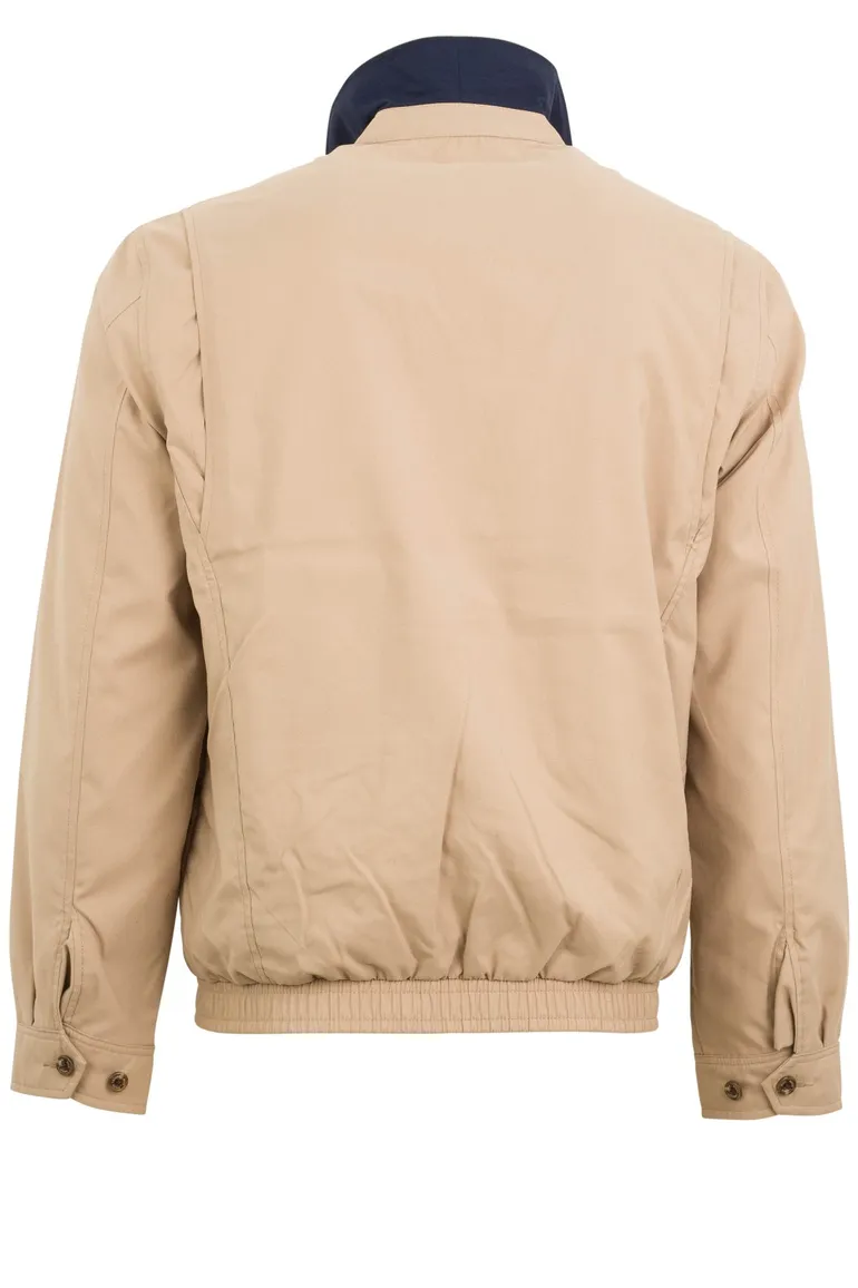 Polo Ralph Lauren tussenjas beige rits normale fit