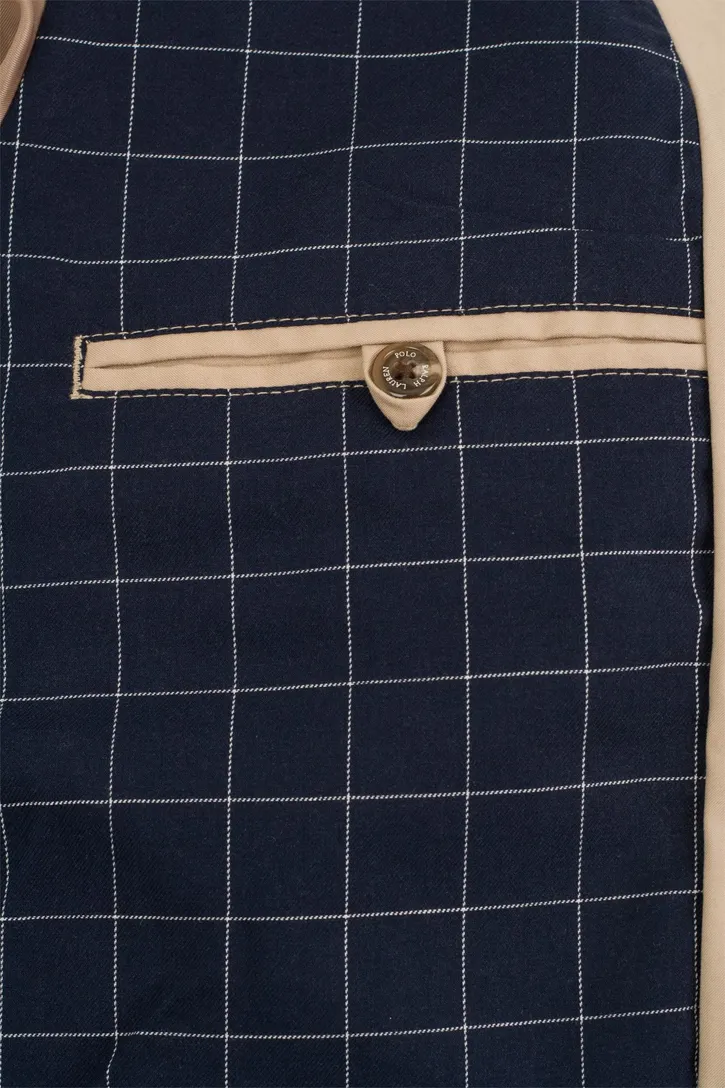 Polo Ralph Lauren tussenjas beige normale fit rits