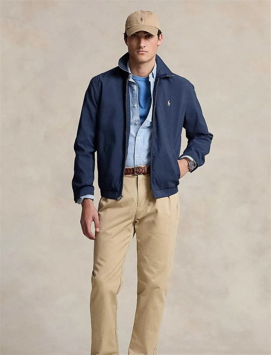 Polo Ralph Lauren tussenjas donkerblauw kort model
