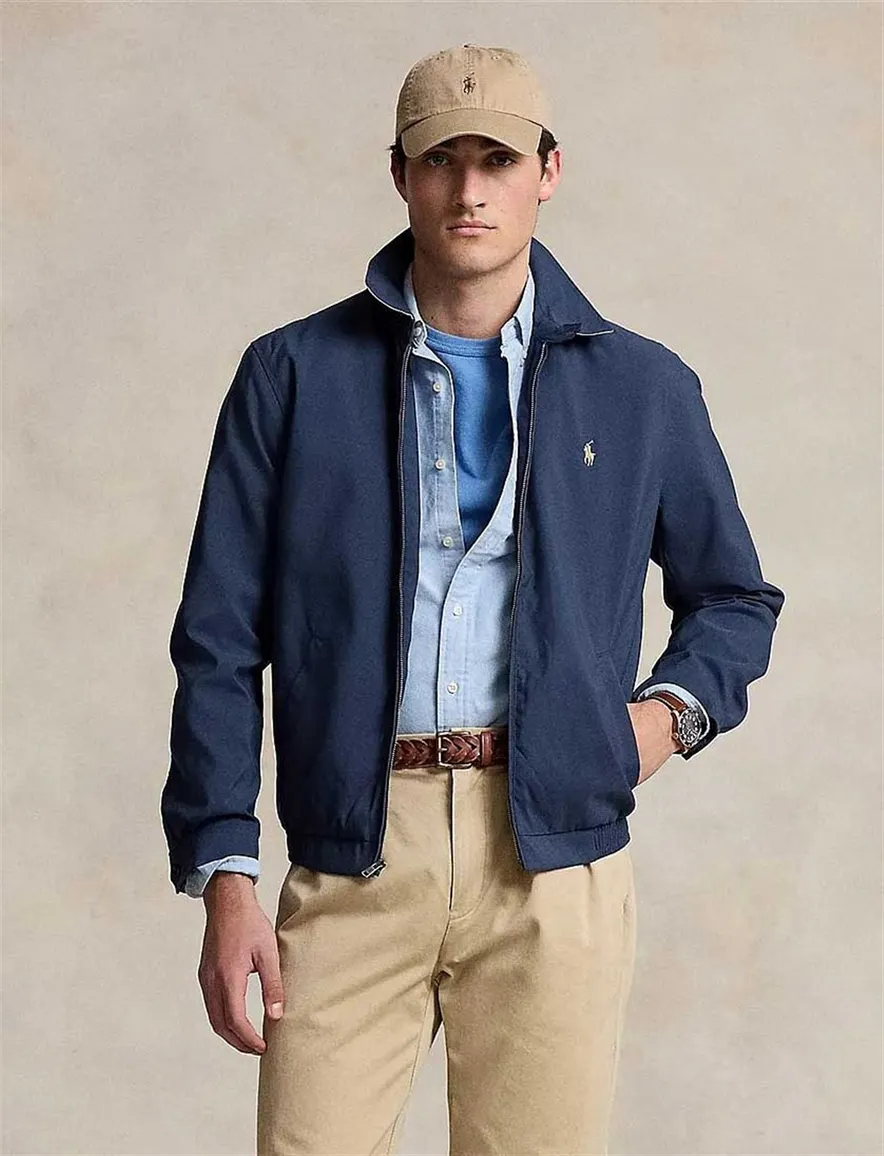 Polo Ralph Lauren tussenjas donkerblauw kort model