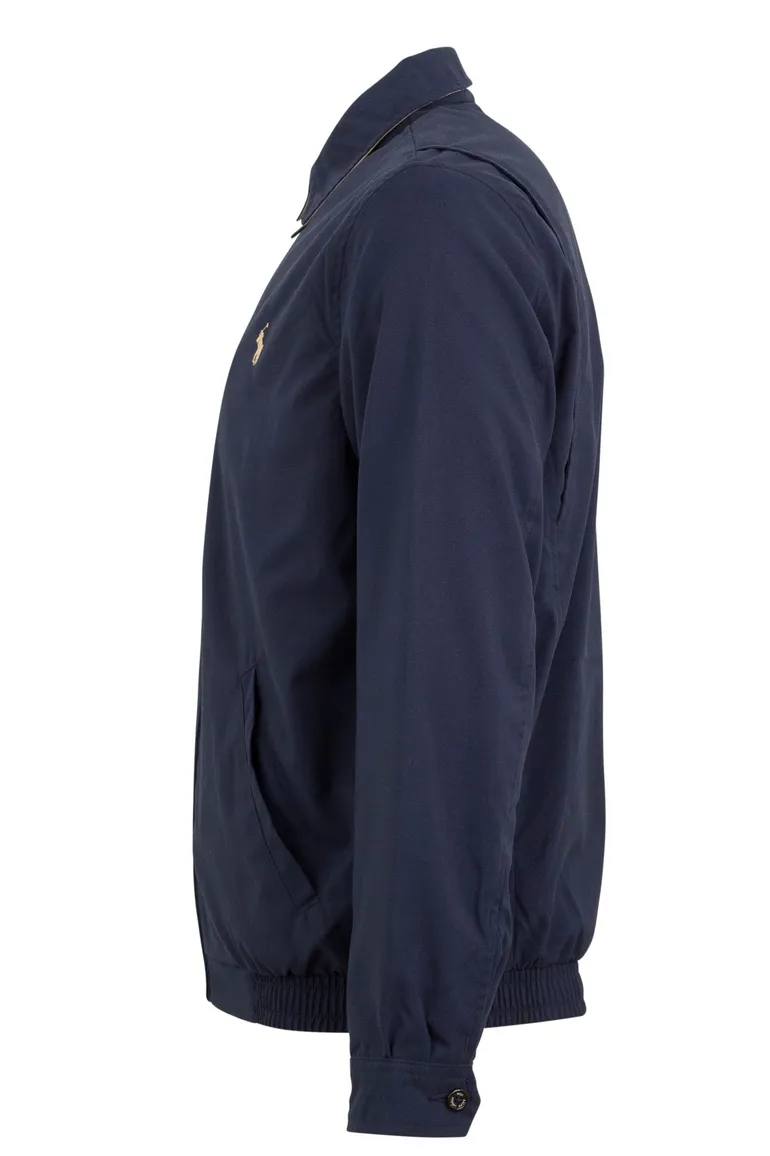 tussenjas Polo Ralph Lauren donkerblauw normale fit effen rits