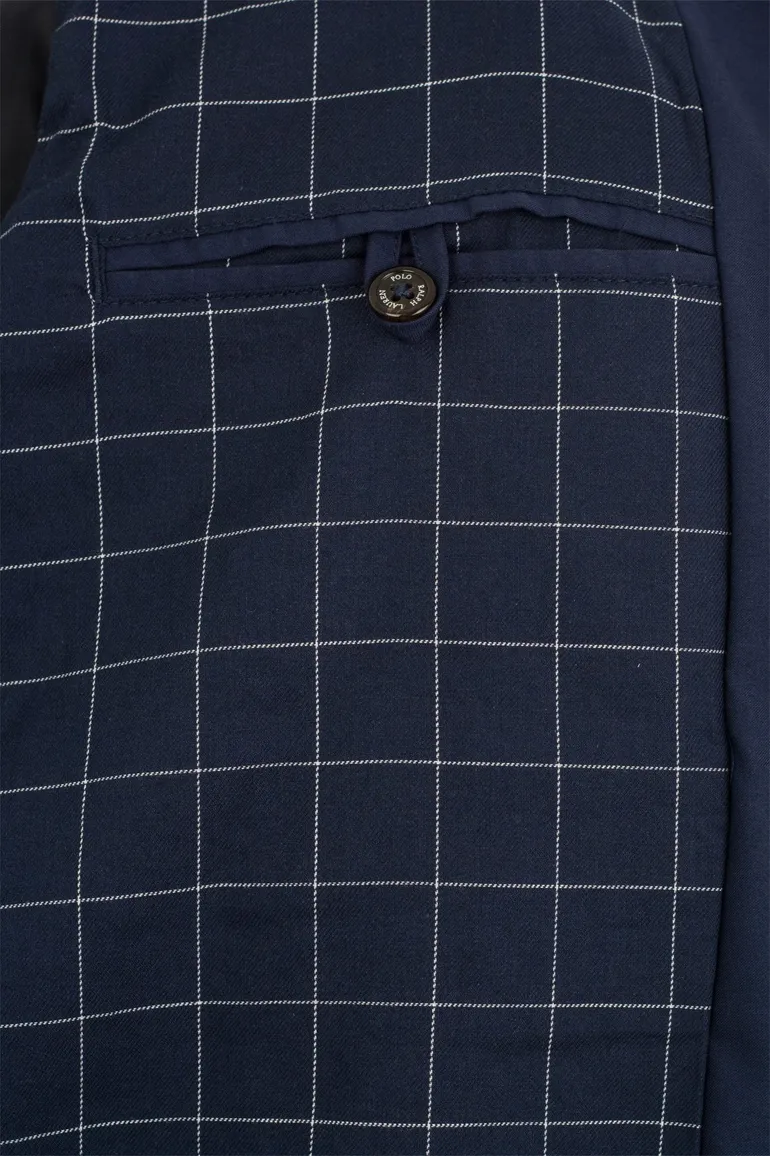tussenjas Polo Ralph Lauren donkerblauw normale fit effen rits