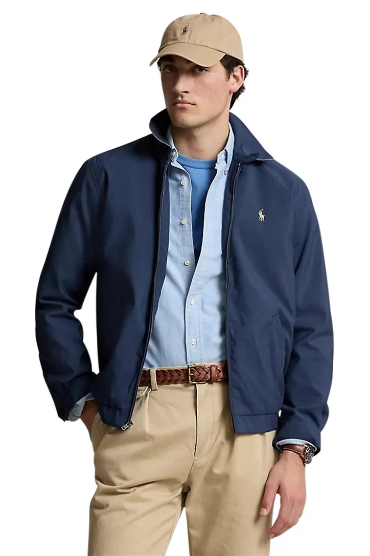 Polo Ralph Lauren tussenjas navy normale fit uni rits
