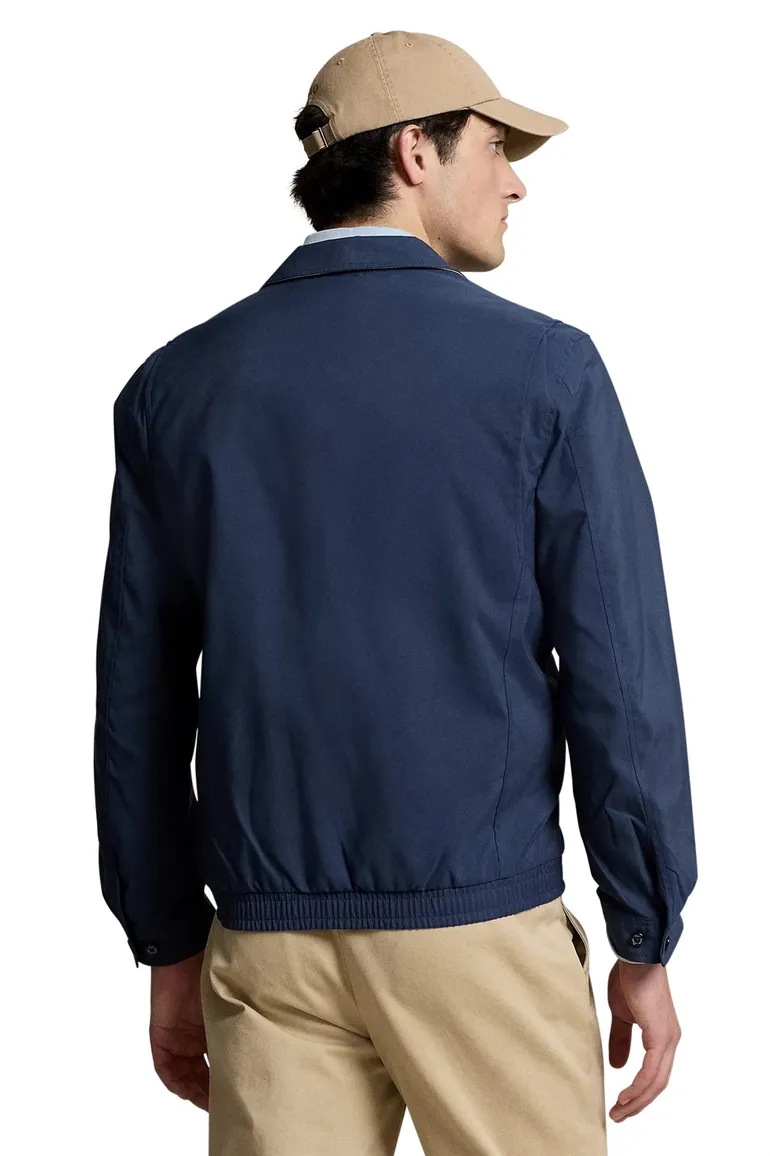 tussenjas Polo Ralph Lauren donkerblauw normale fit effen rits