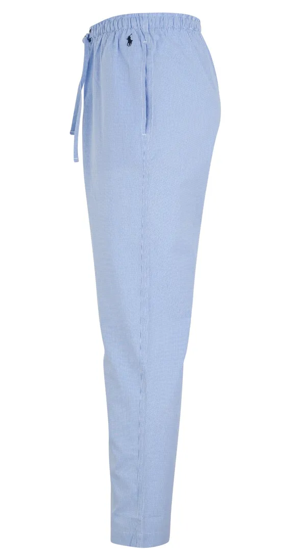 Ralph Lauren pyjamabroek Light Blue Gingham