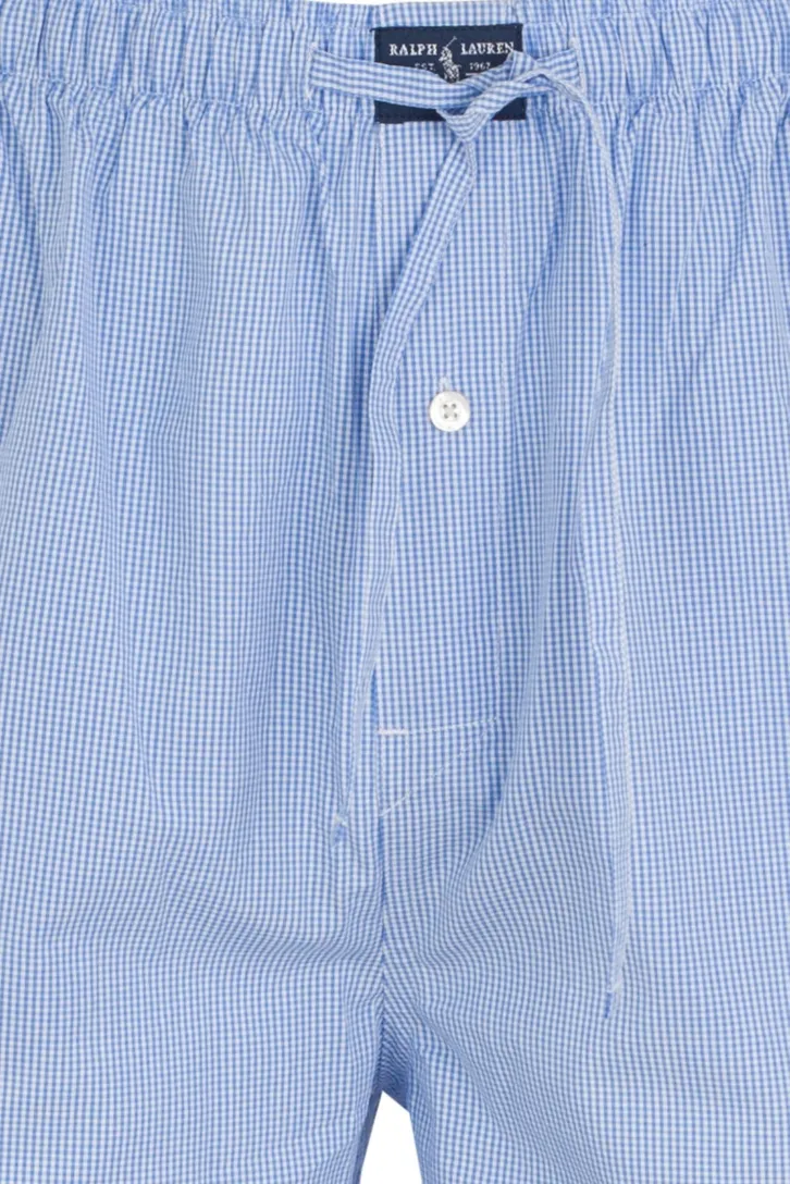 Ralph Lauren pyjamabroek Light Blue Gingham