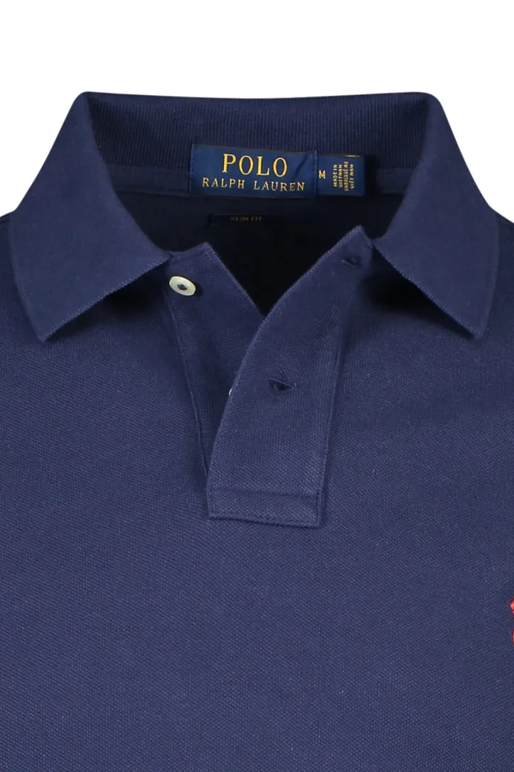 Polo Ralph Lauren polo navy uni katoen slim fit