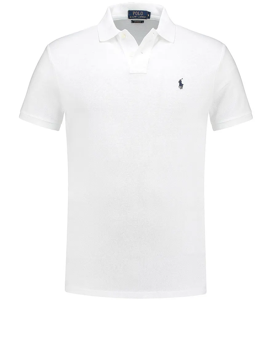 Polo Ralph Lauren polo normale fit wit effen katoen