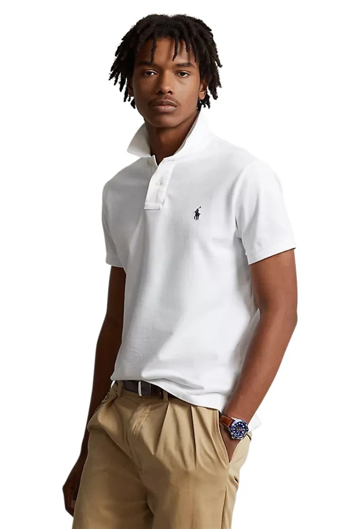 Polo Ralph Lauren polo normale fit wit effen katoen
