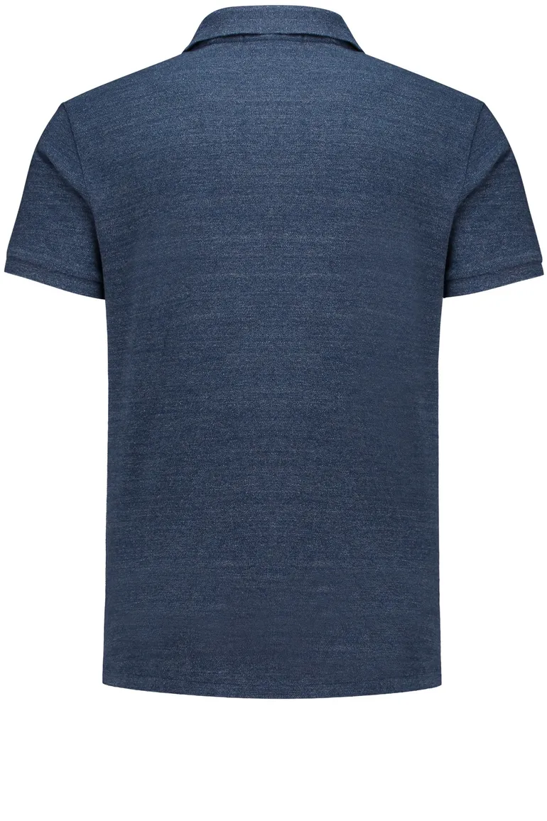 polo Polo Ralph Lauren blauw effen katoen normale fit