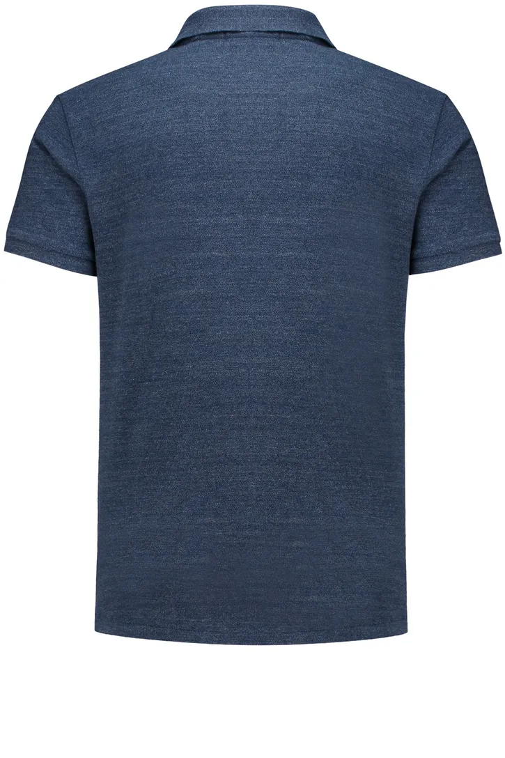 Polo Ralph Lauren poloshirt met logo blauw effen katoen normale fit