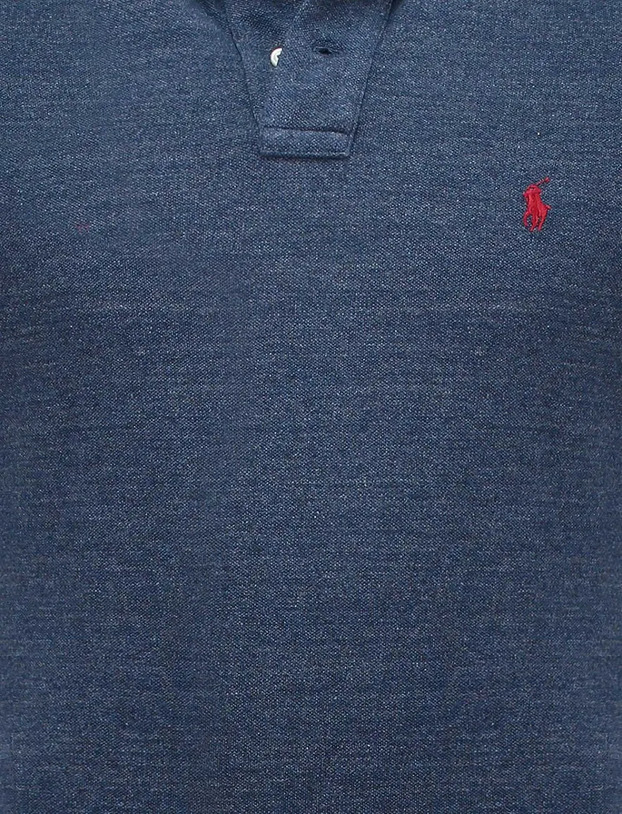 Polo Ralph Lauren polo 2 knoops normale fit blauw effen