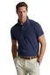 Polo Ralph Lauren poloshirt met logo blauw effen katoen normale fit