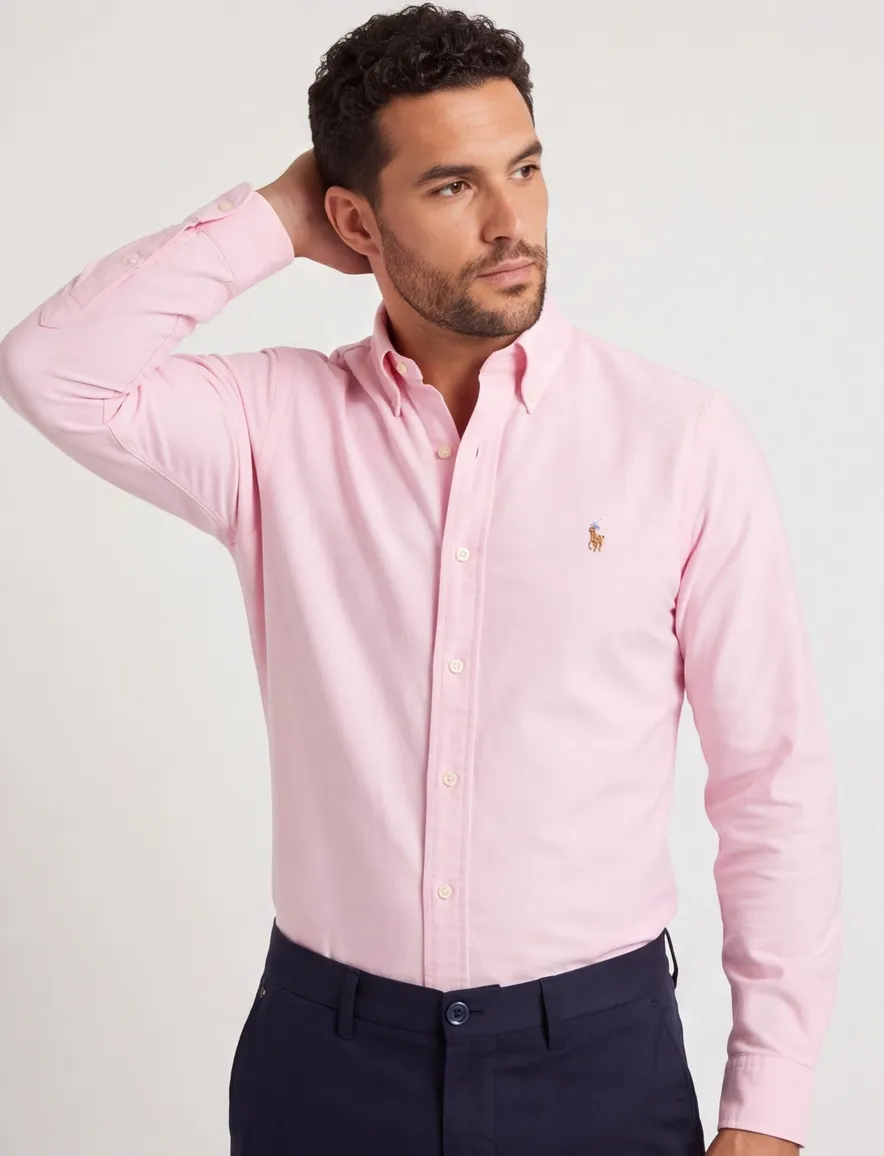Ralph Lauren overhemd button down roze