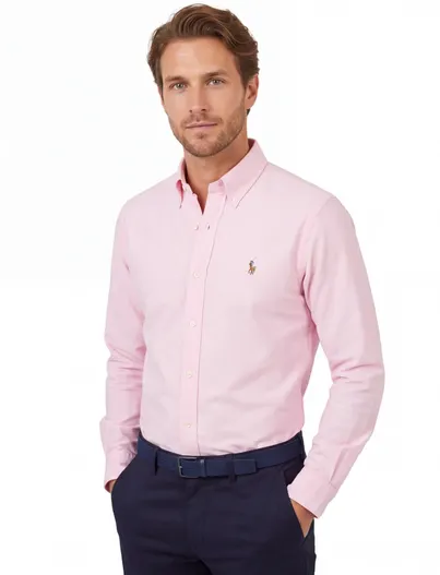 Polo Ralph Lauren Ralph Lauren overhemd oxford Slim Fit roze