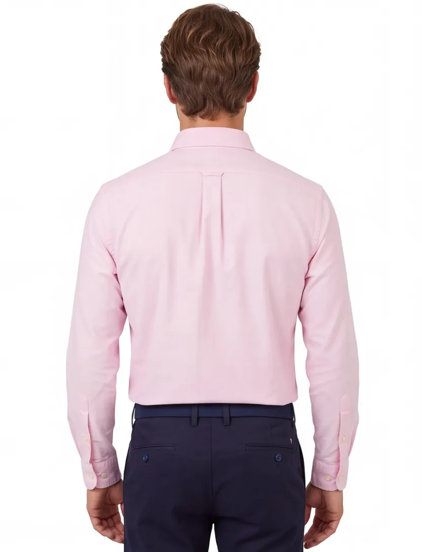 Ralph Lauren overhemd oxford Slim Fit roze