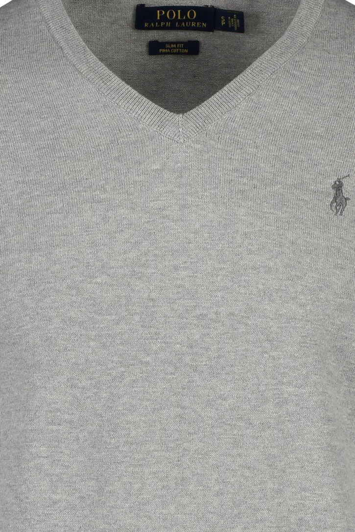 Ralph Lauren trui v-hals Slim Fit katoen