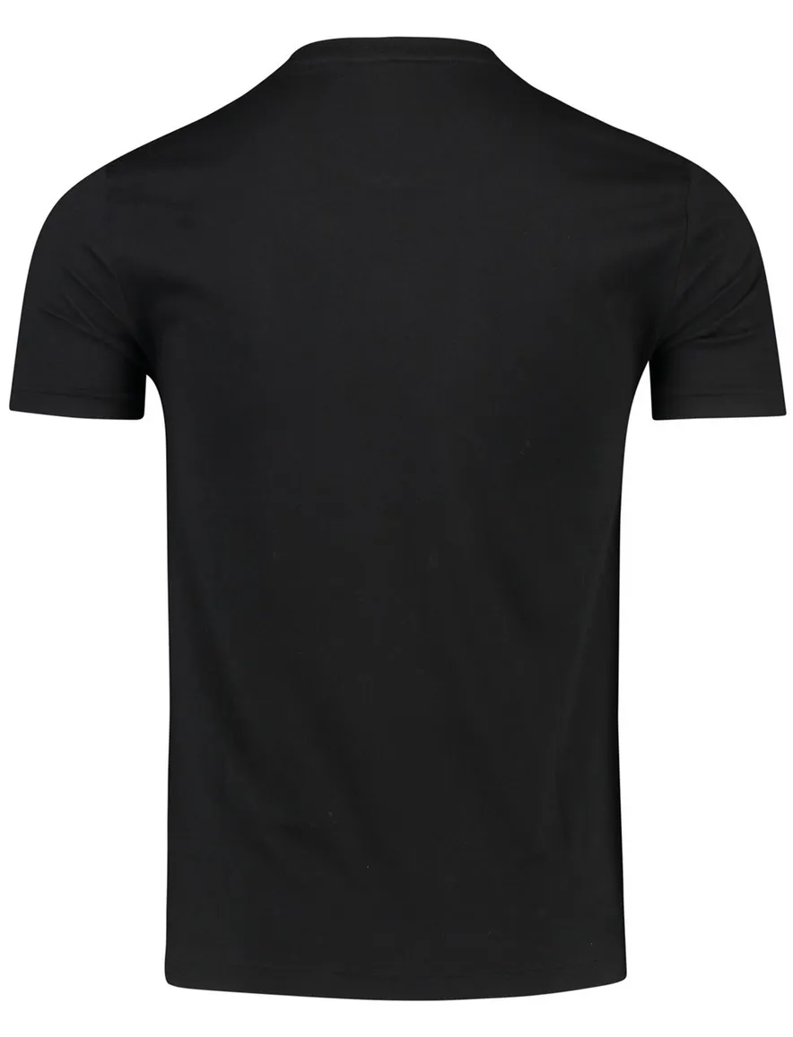 Zwart t-shirt Ralph Lauren Custom Slim Fit