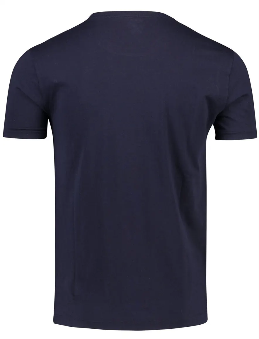 T-shirt Ralph Lauren navy Custom Slim Fit