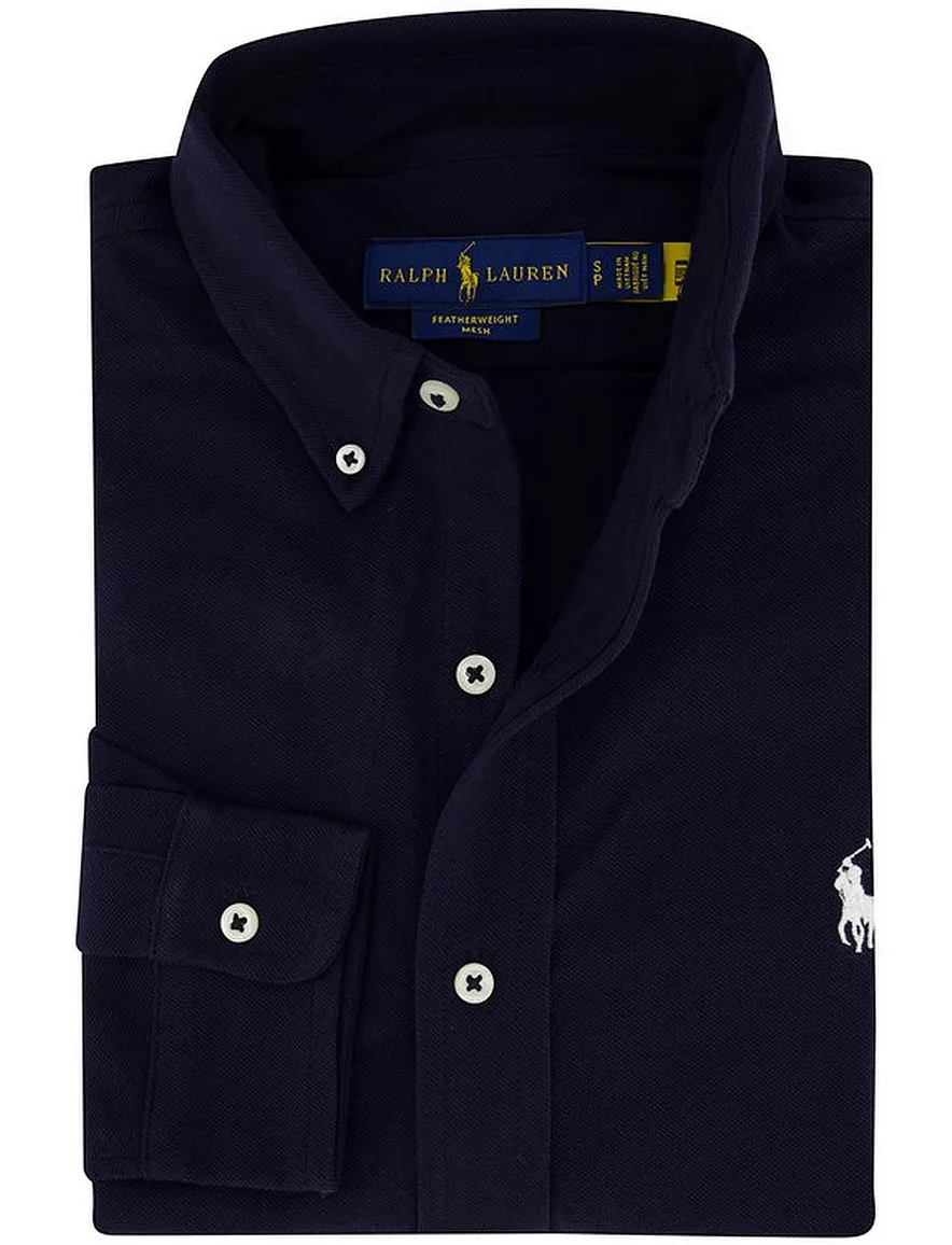Polo Ralph Lauren overhemd navy button down