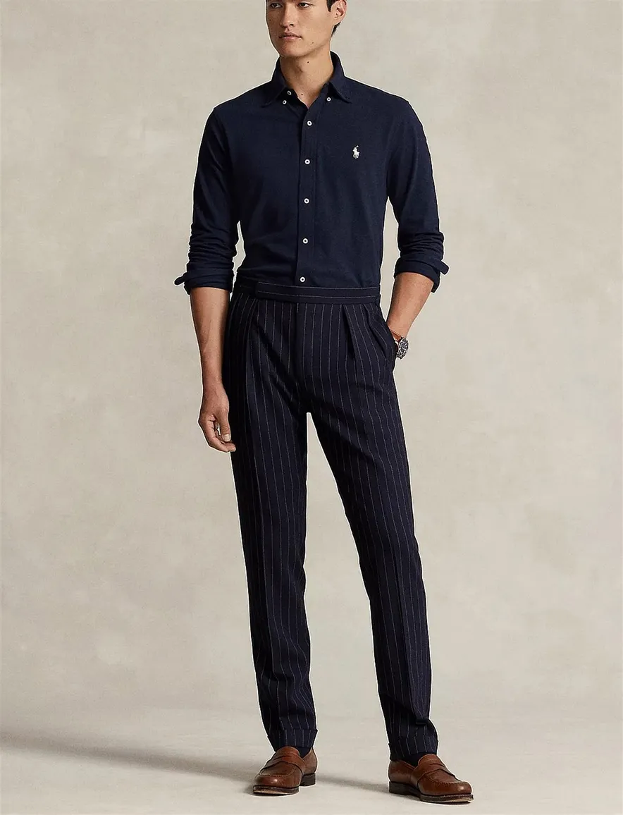 Polo Ralph Lauren overhemd navy button down