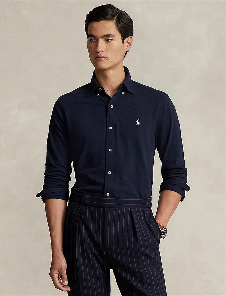 Polo Ralph Lauren overhemd navy button down