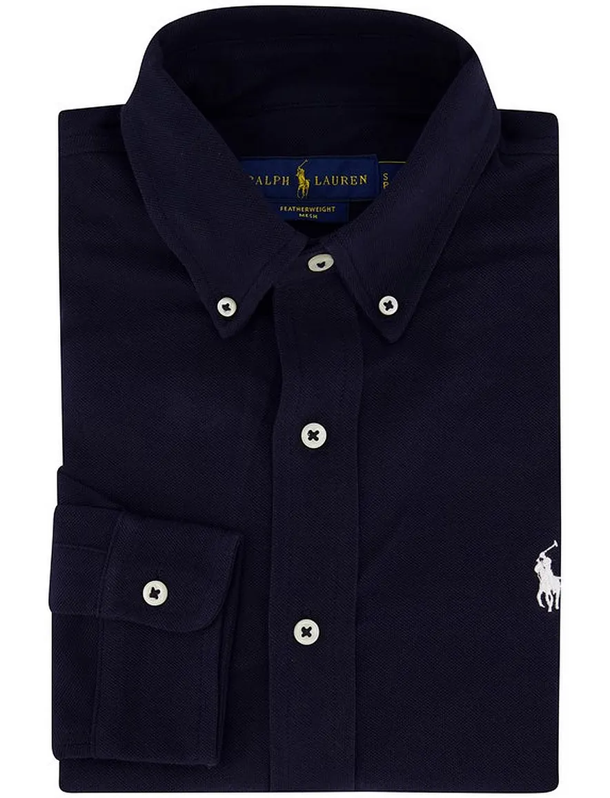 Polo Ralph Lauren overhemd navy button down