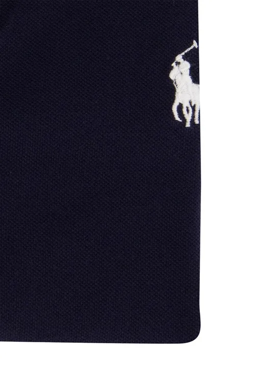 Polo Ralph Lauren casual overhemd wijde fit donkerblauw effen katoen button down boord