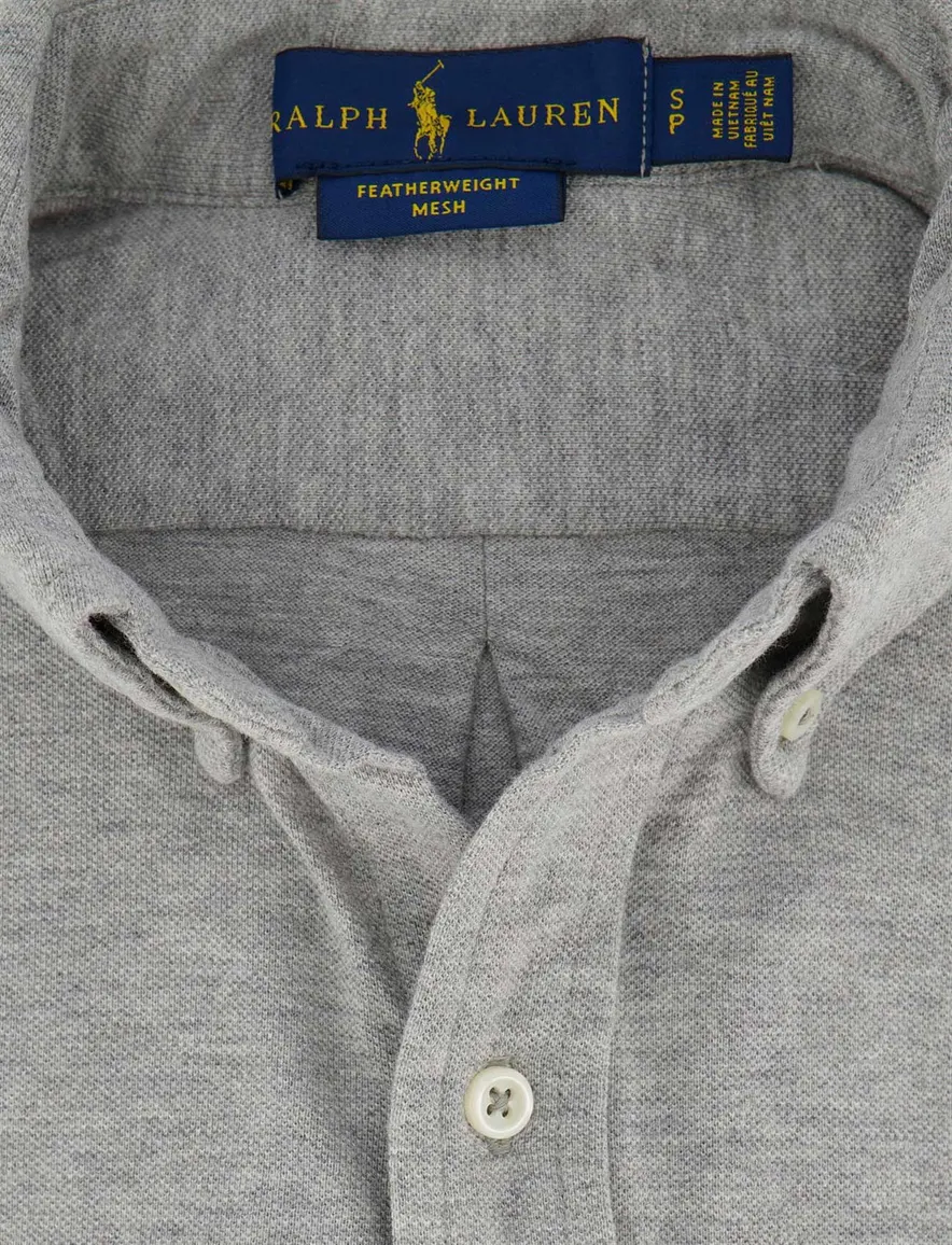 Ralph Lauren overhemd button down grijs