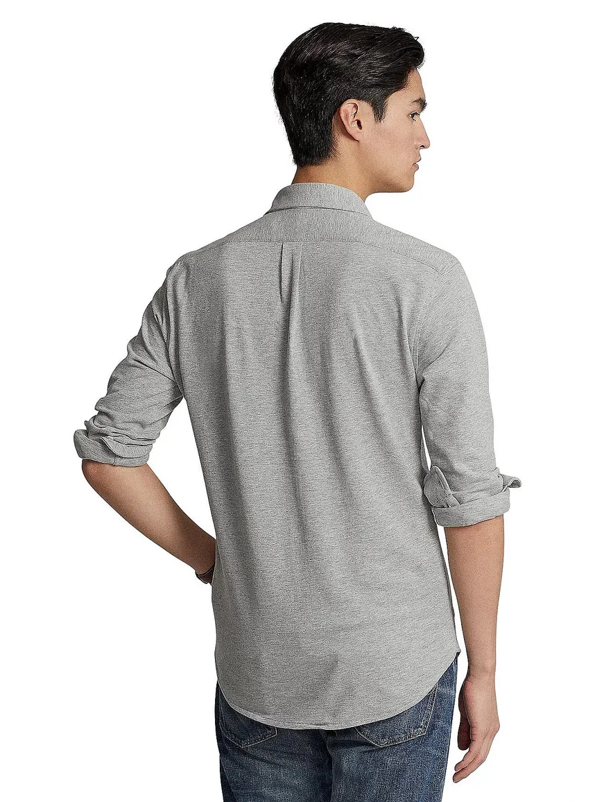 Ralph Lauren overhemd button down grijs
