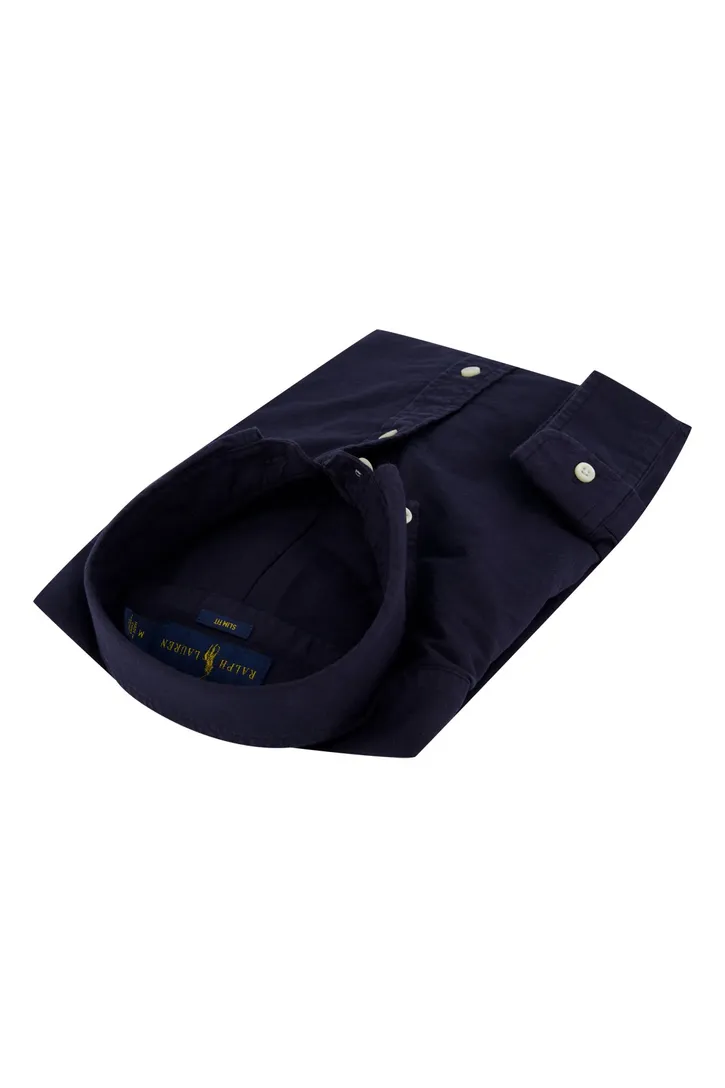 Ralph Lauren overhemd slim fit oxford Navy
