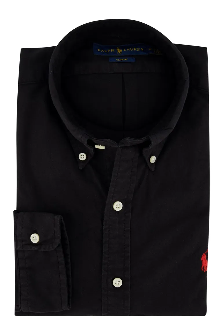 Overhemd Ralph Lauren zwart button down