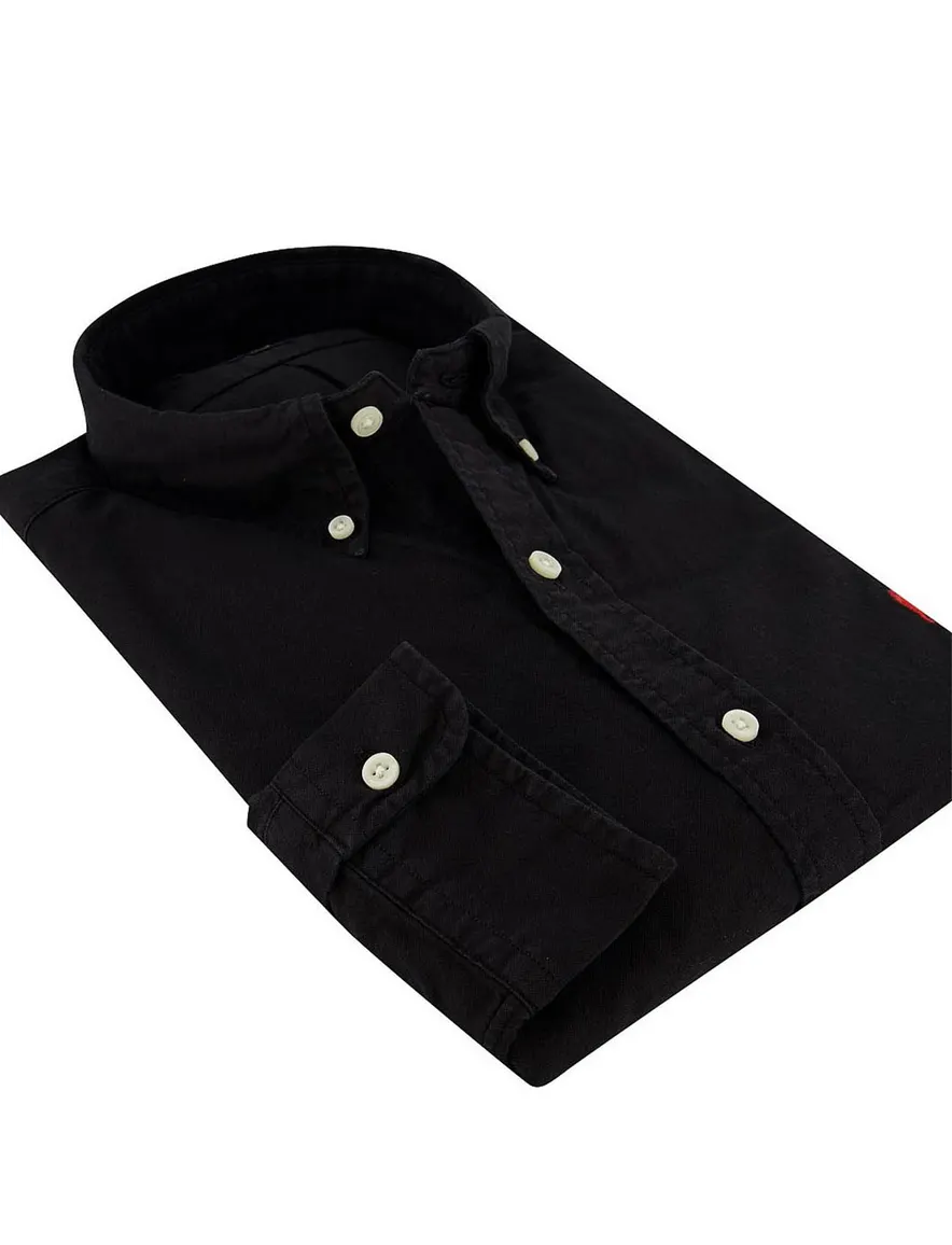Overhemd Ralph Lauren zwart button down