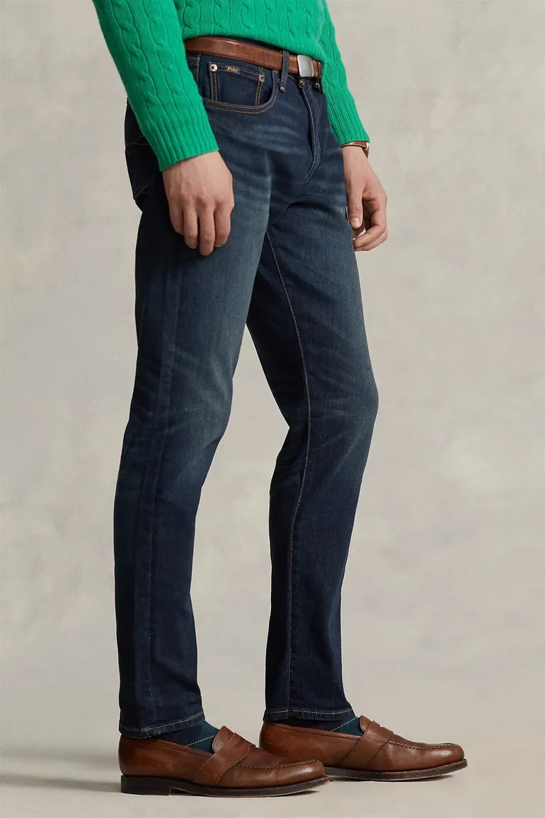 Jean Ralph Lauren blauw 5-pocket