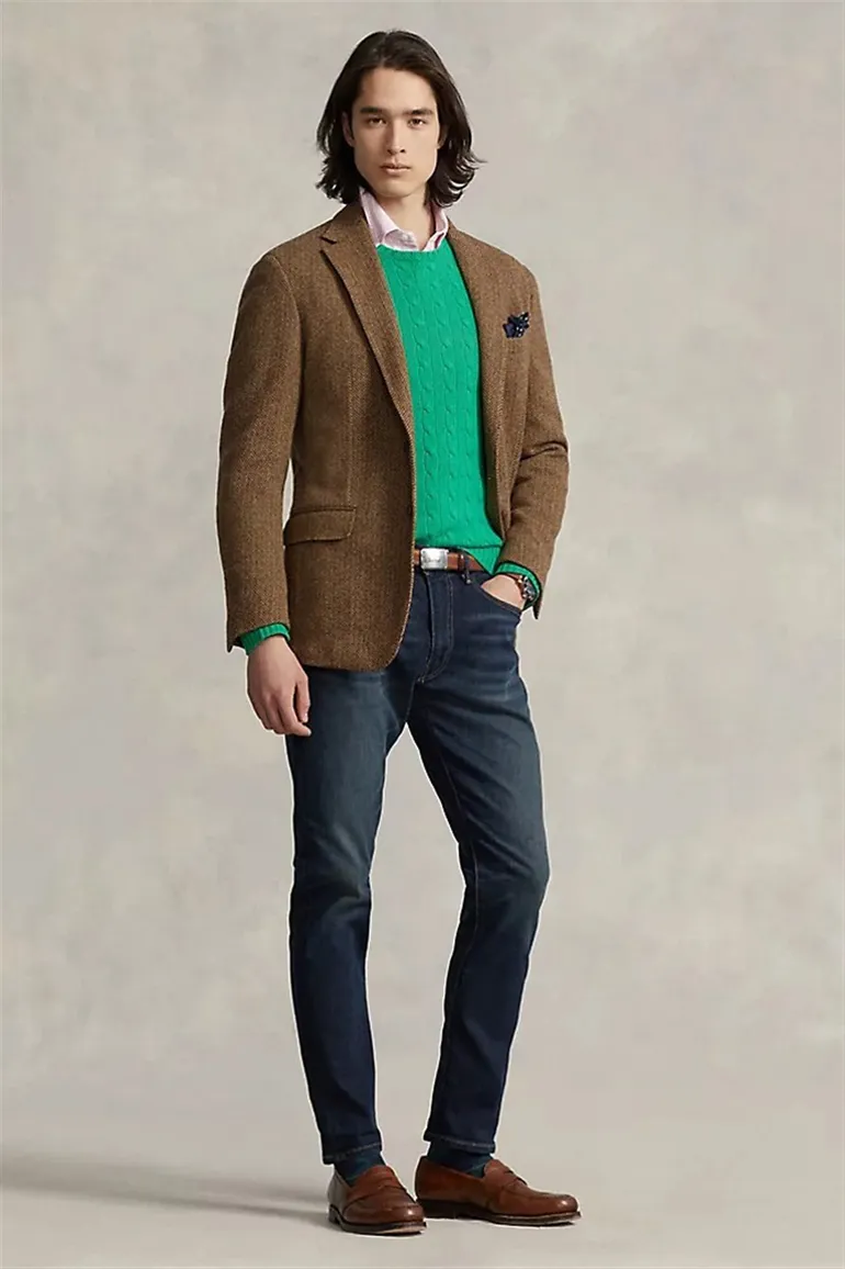 Jean Ralph Lauren blauw 5-pocket