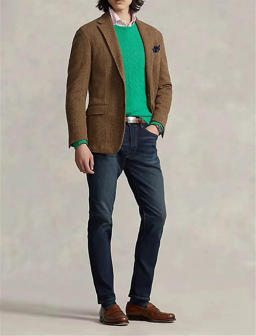 Jean Ralph Lauren blauw 5-pocket