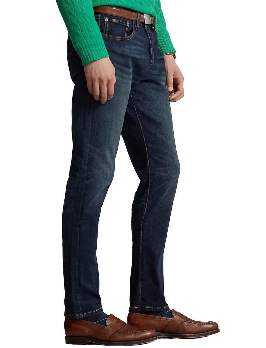 Jean Ralph Lauren blauw 5-pocket