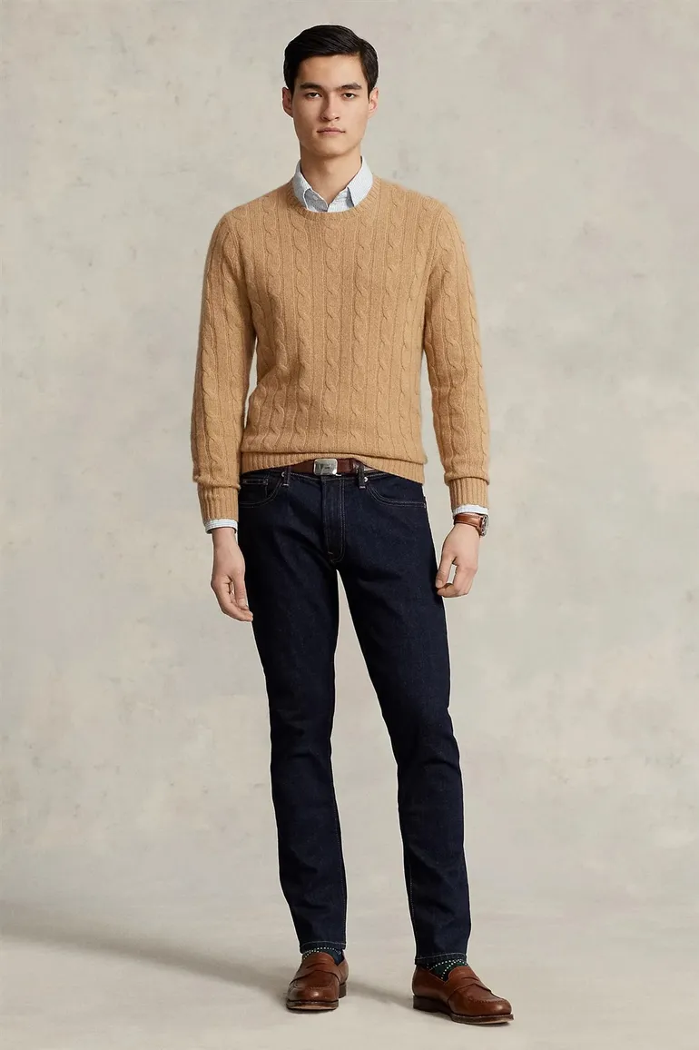 Ralph Lauren 5-pocket slim denim donkerblauw