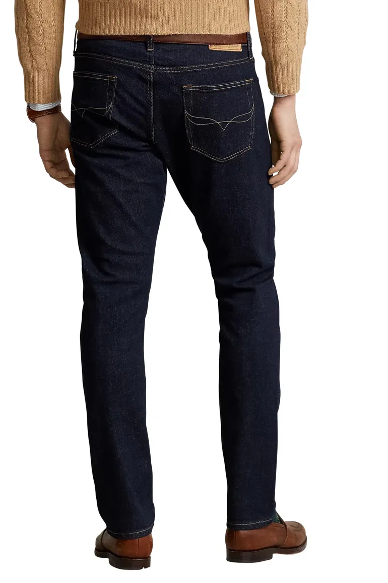 Ralph Lauren 5-pocket slim denim donkerblauw