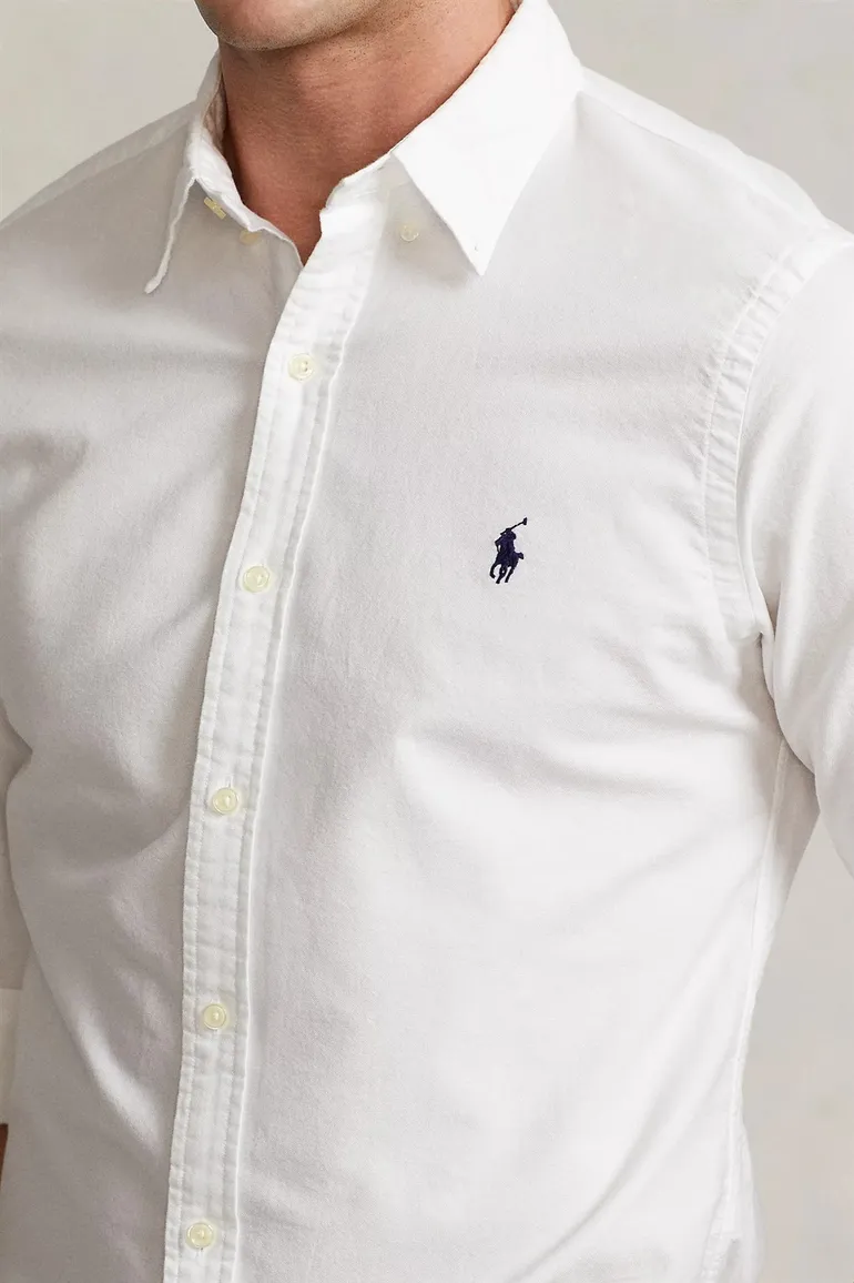 Overhemd Ralph Lauren wit Slim Fit