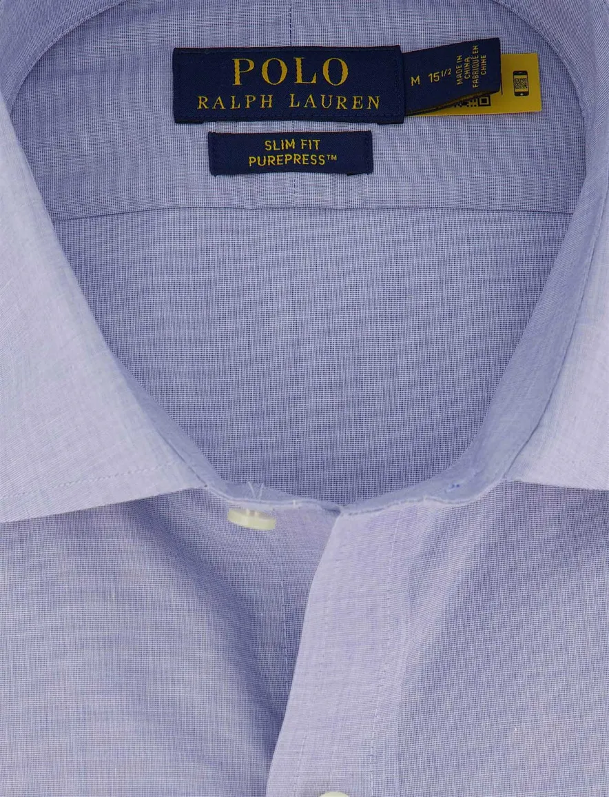 Overhemd lichtblauw Ralph Lauren Slim Fit